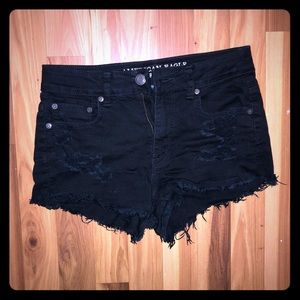 American eagle black shorts/ size 4